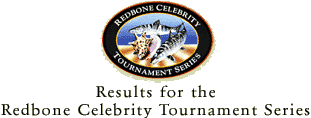 Results for the Redbone Celebrity Tournament Series