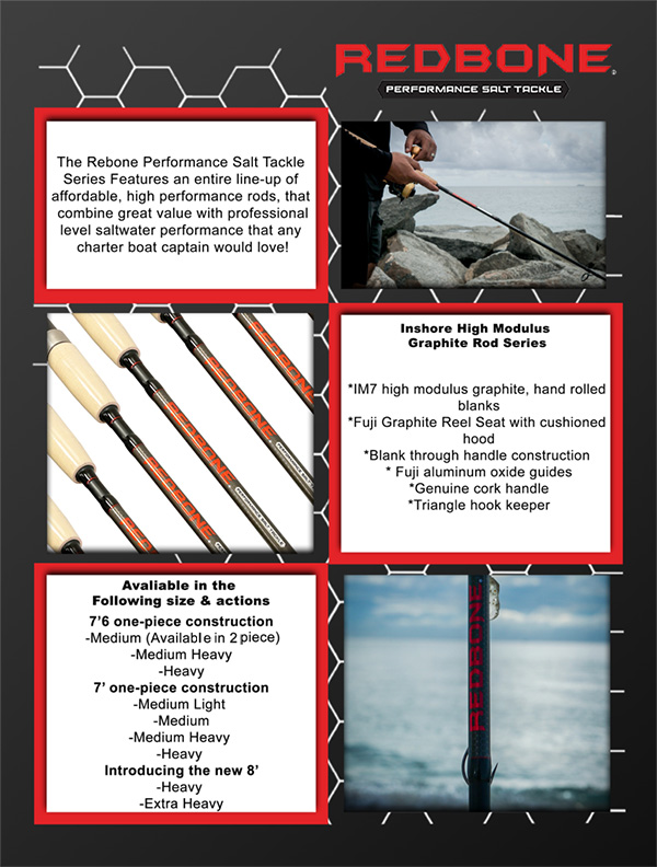 Hurricane Redbone Spinning Rods